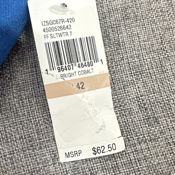 NEW! Mens IZOD Saltwater Shorts‎ Blue 42 Waist 7 inseam Stretch MSRP: $62.50 - Picture 5 of 12